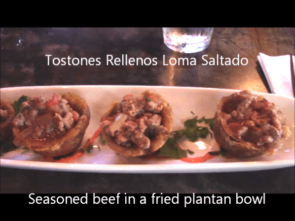 Miami Seasoned beef in a fried plantan bowl